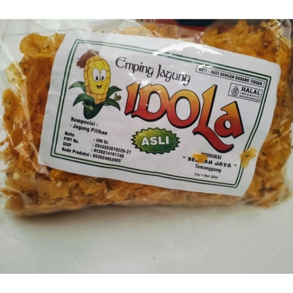 

(400gr) EMPING JAGUNG Marning Gepeng Mentah Corn Flake