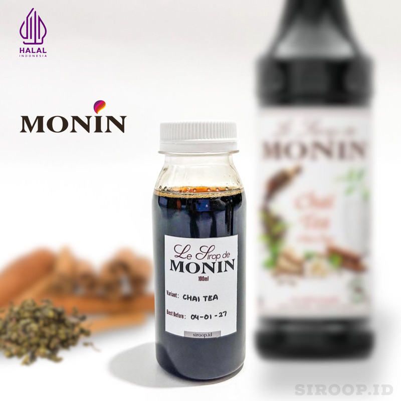 

Monin Chai Tea Syrup Repack (30ml,75ml,100ml)