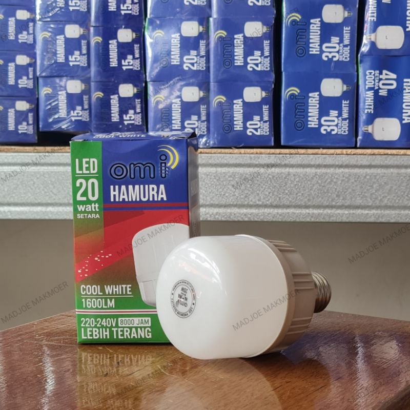 lampu bohlam led 20 watt OMI HAMURA / led 20w / led 20watt