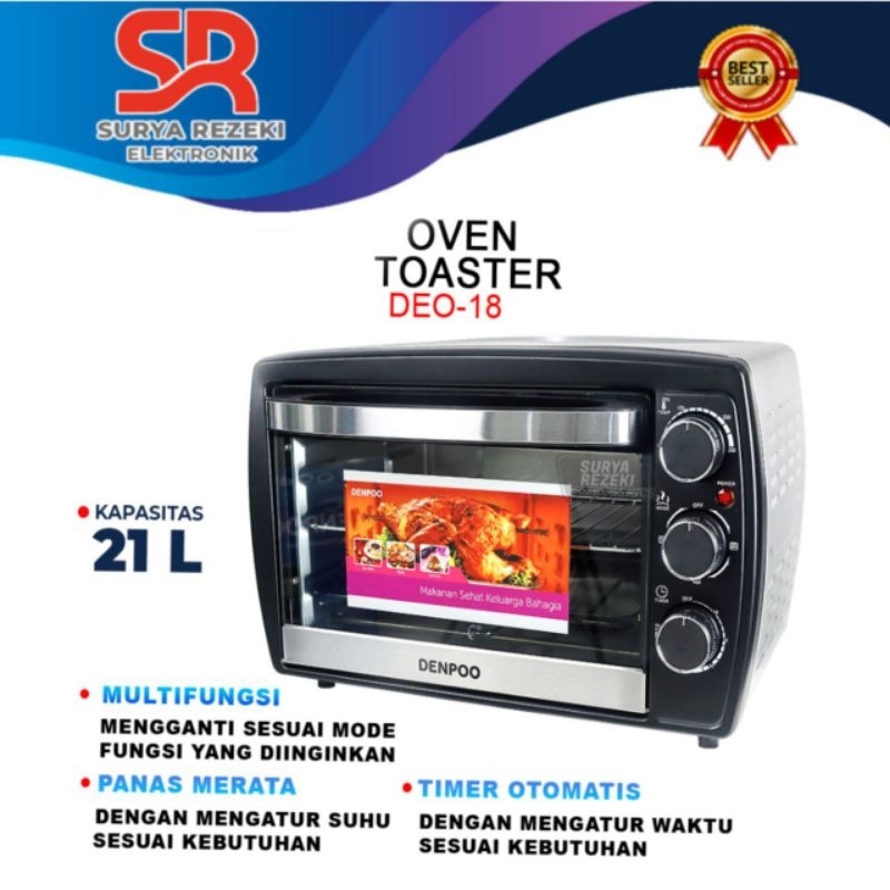 OVEN TOASTER DENPOO -DEO 18 ( 21LITER )