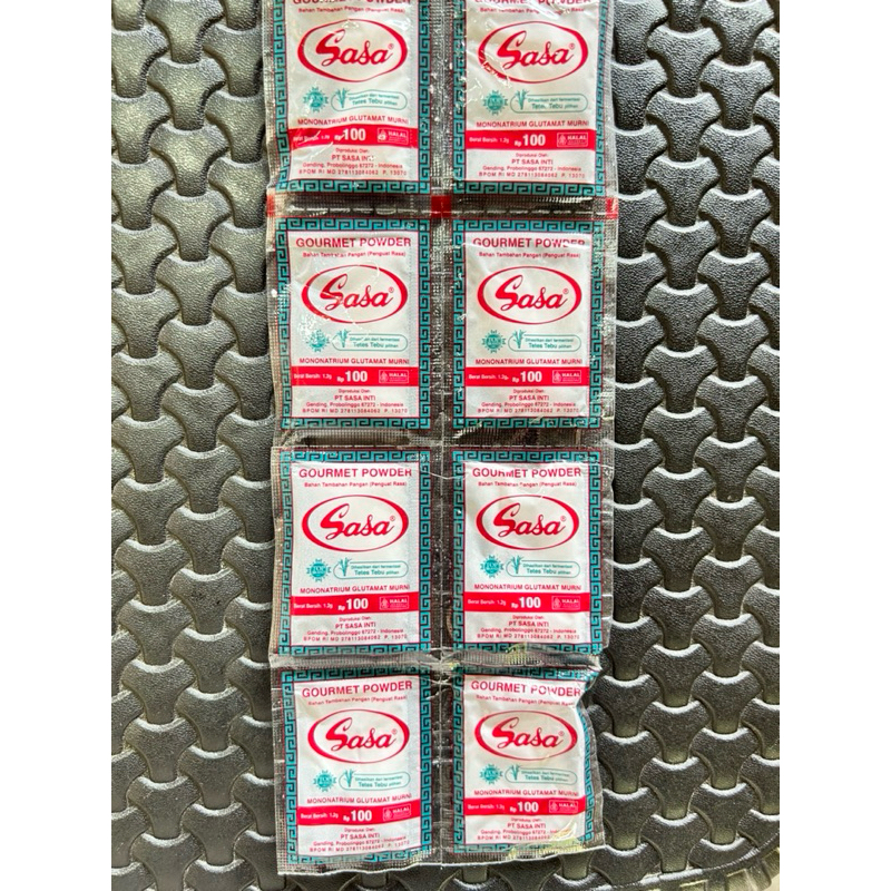 

Sasa Penyedap Masakan MSG Vetsin Pecin 1.2 gr per 1 pc