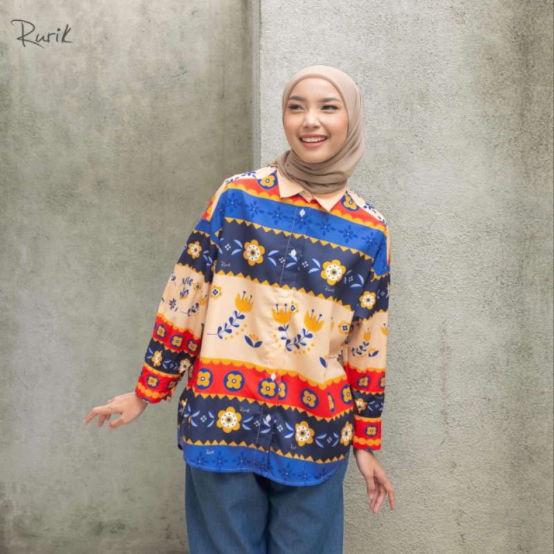 

rurik iluka print shirt