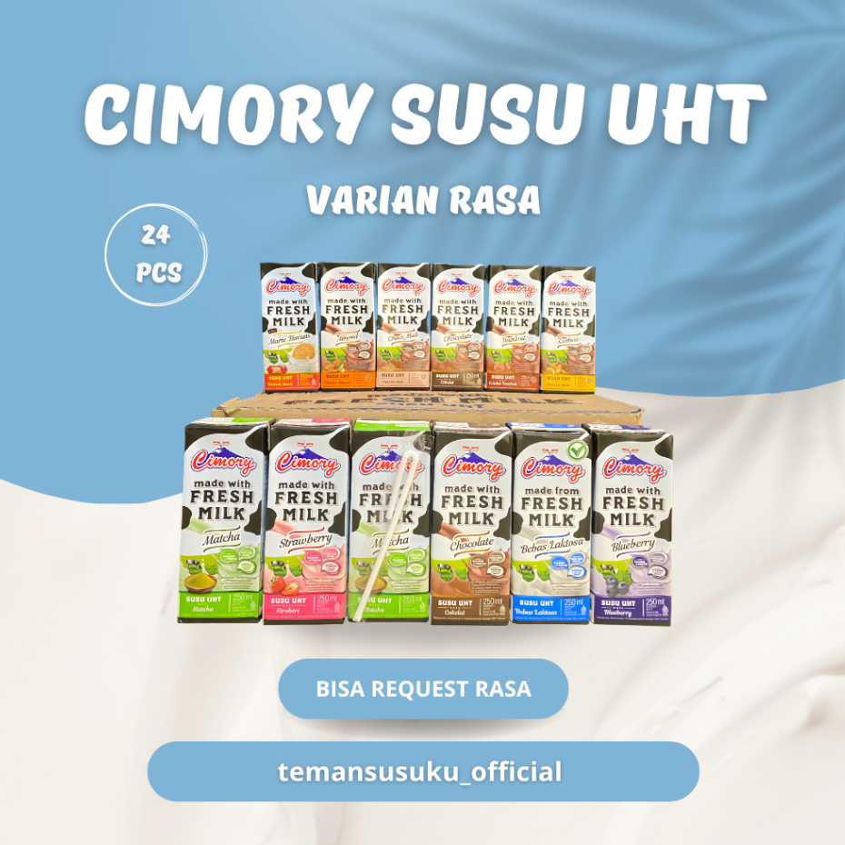

1 Dus Cimory Susu UHT 250ML ALL Varian Rasa