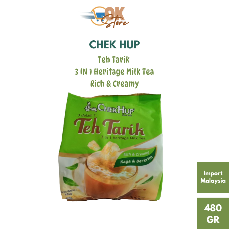 

Chek Hup 3 IN 1 Teh Tarik Rich & Creamy (Import Malaysia)