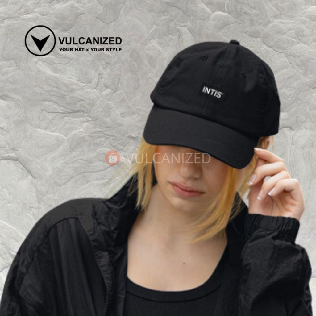 Intis Polo Caps Basic - Black Topi Pria