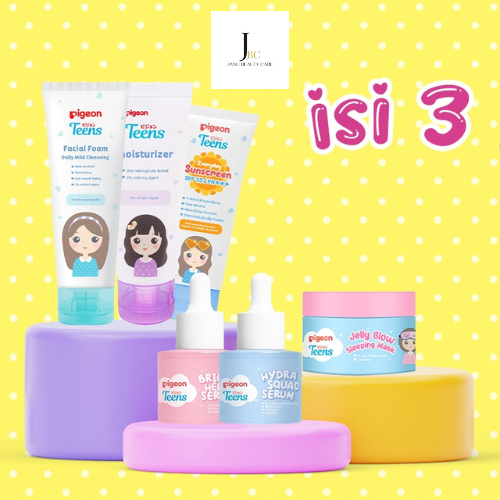 Pigeon Teens Paket Isi 3 Skincare Remaja