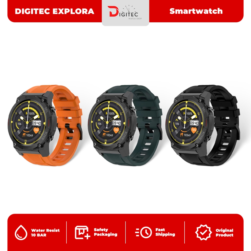 Jam Tangan DIGITEC Smart Watch DG-SW-EXPLORA/DGSW EXPLORA/SW EXPLORA Digitec Original 100%