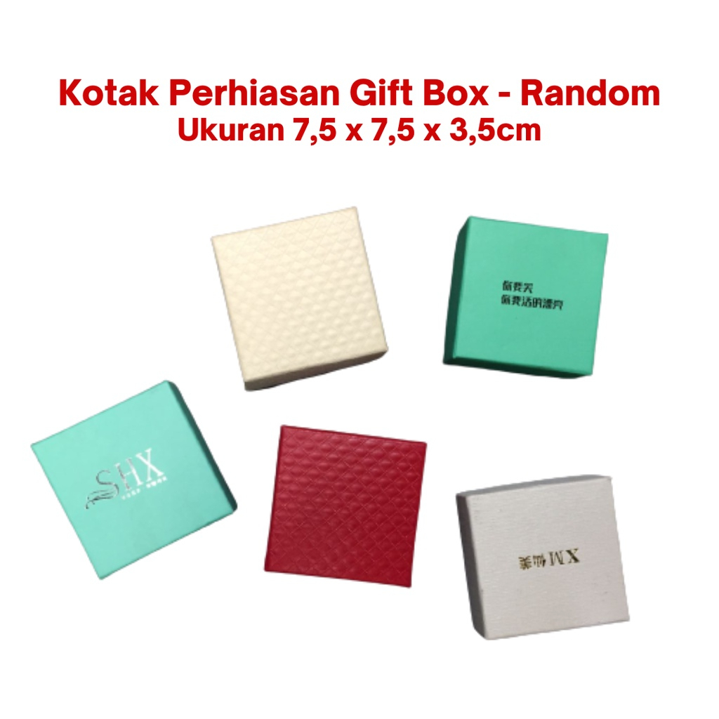 

Gift Box Kotak Cincin Gelang Kalung Tempat Hadiah Valentine Ulang Tahun Dus Aksesoris