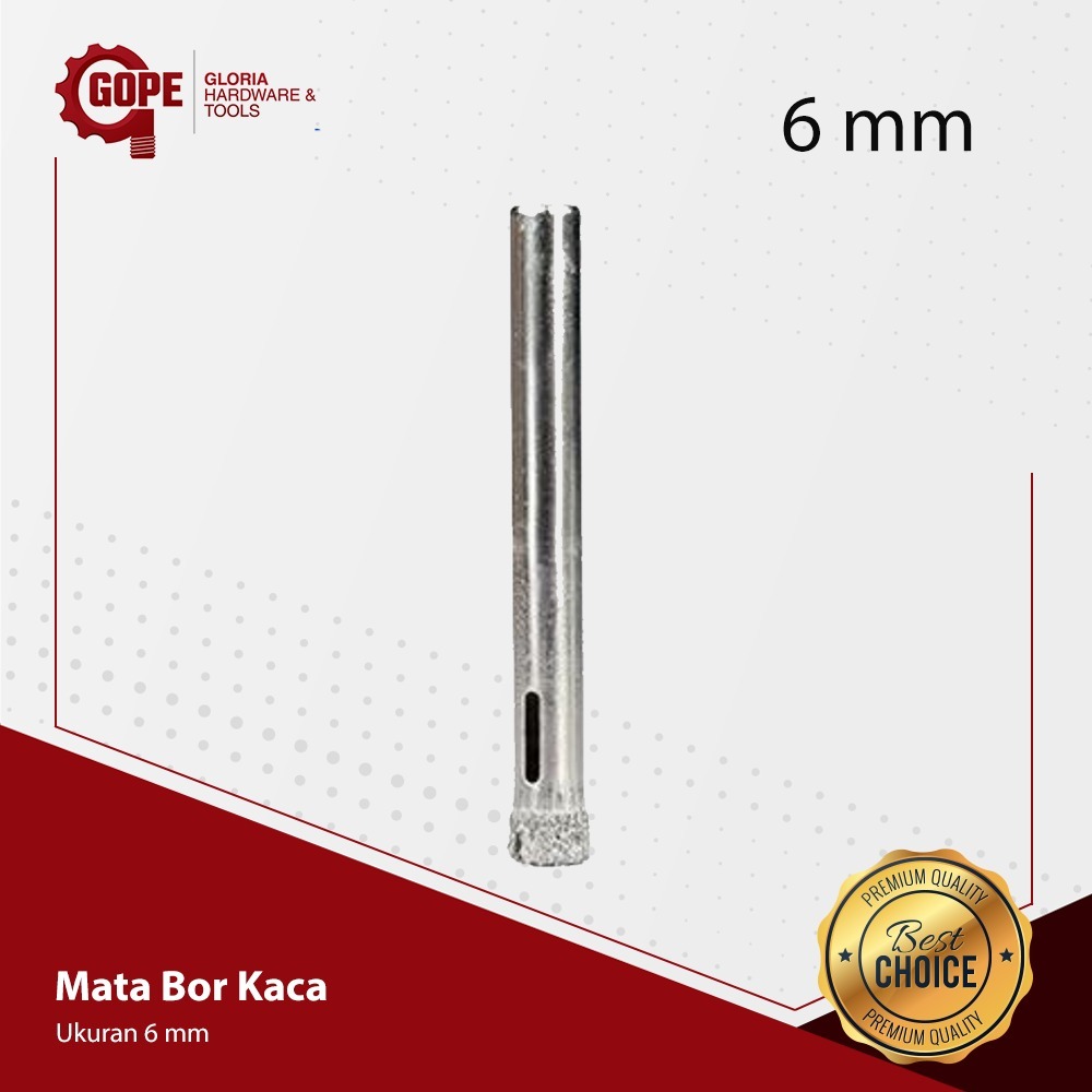 Mata Bor Kaca Mata Bor Granit Ukuran 6 mm