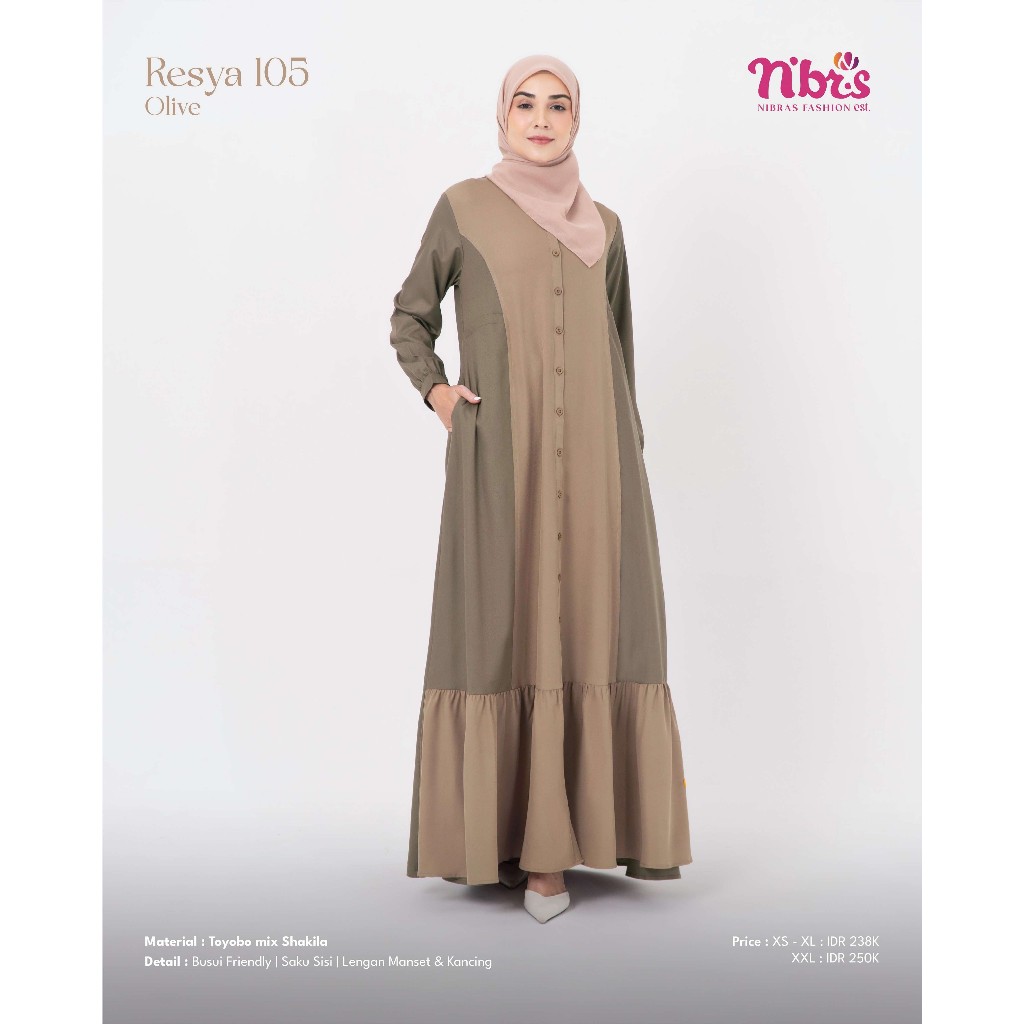 Gamis Katun Busui Nibras Resya 105