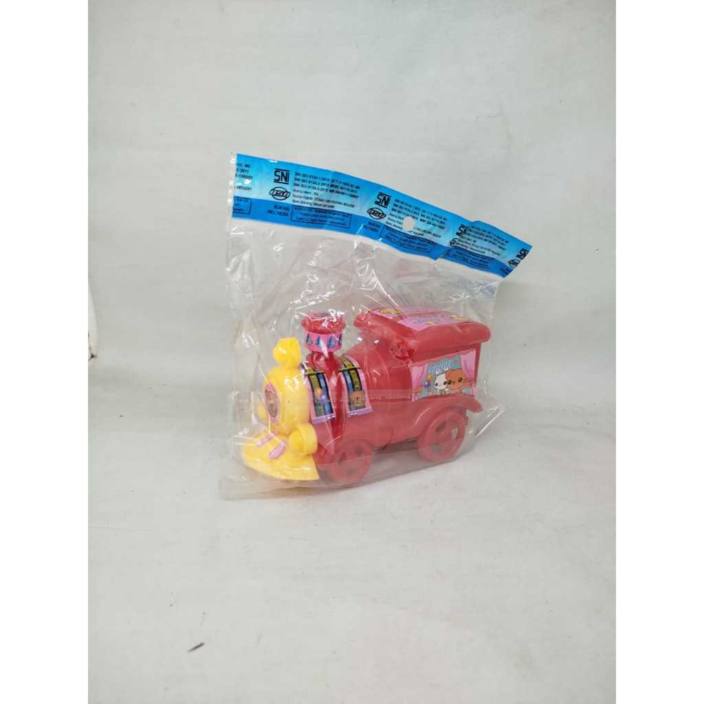 Mainan Kereta Api Dorong F328 - Mainan Kereta Plastik Pull Back - Lokomotif Thomas Dorong