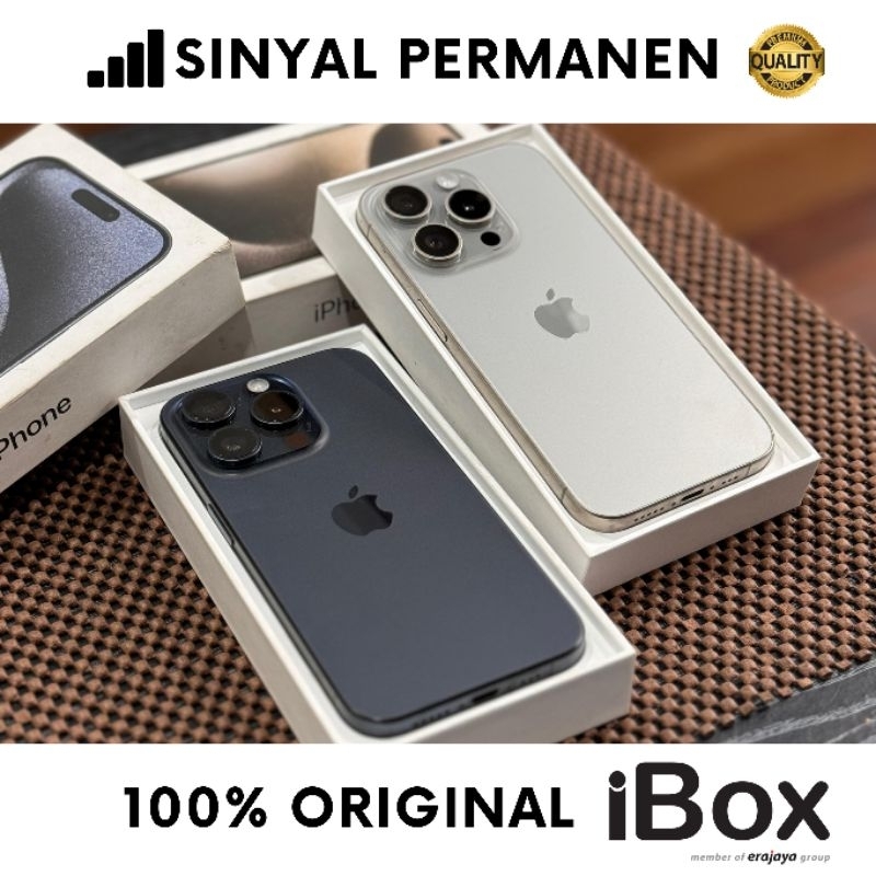 iPhone 15 Pro Max iBox 512 & 256 GB Fullset second resmi Indonesia