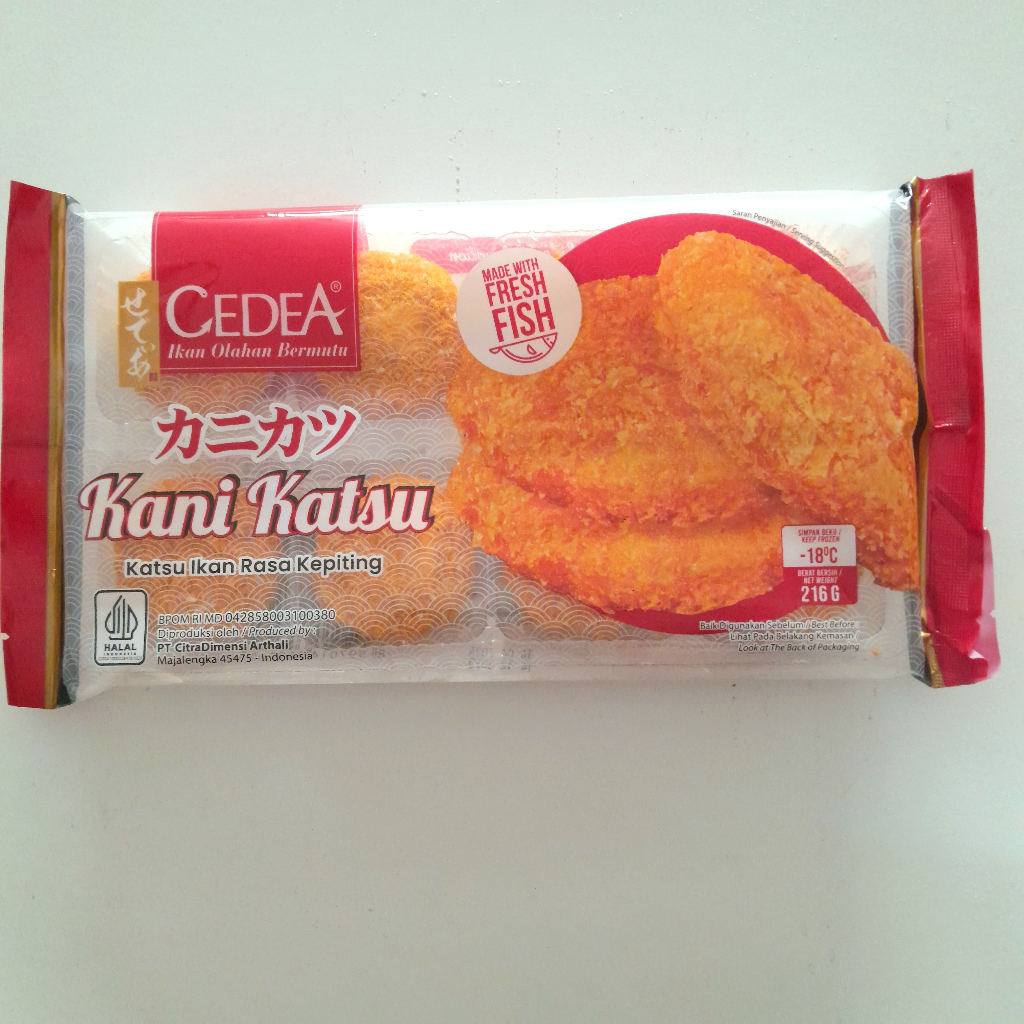 

Cedea Kani Katsu 216 Gr Olahan Ikan Dan Kepiting