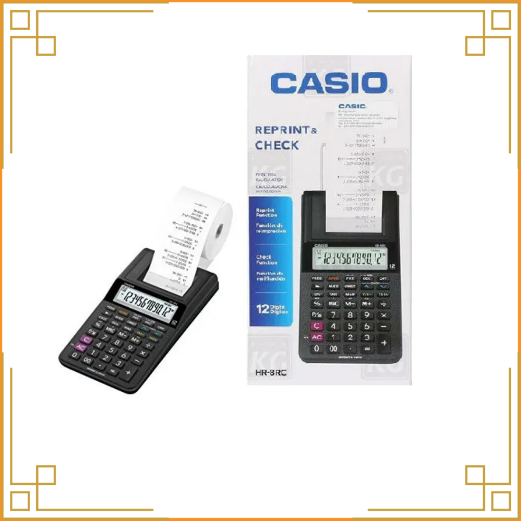 CASIO Calculator print HR-8-RC