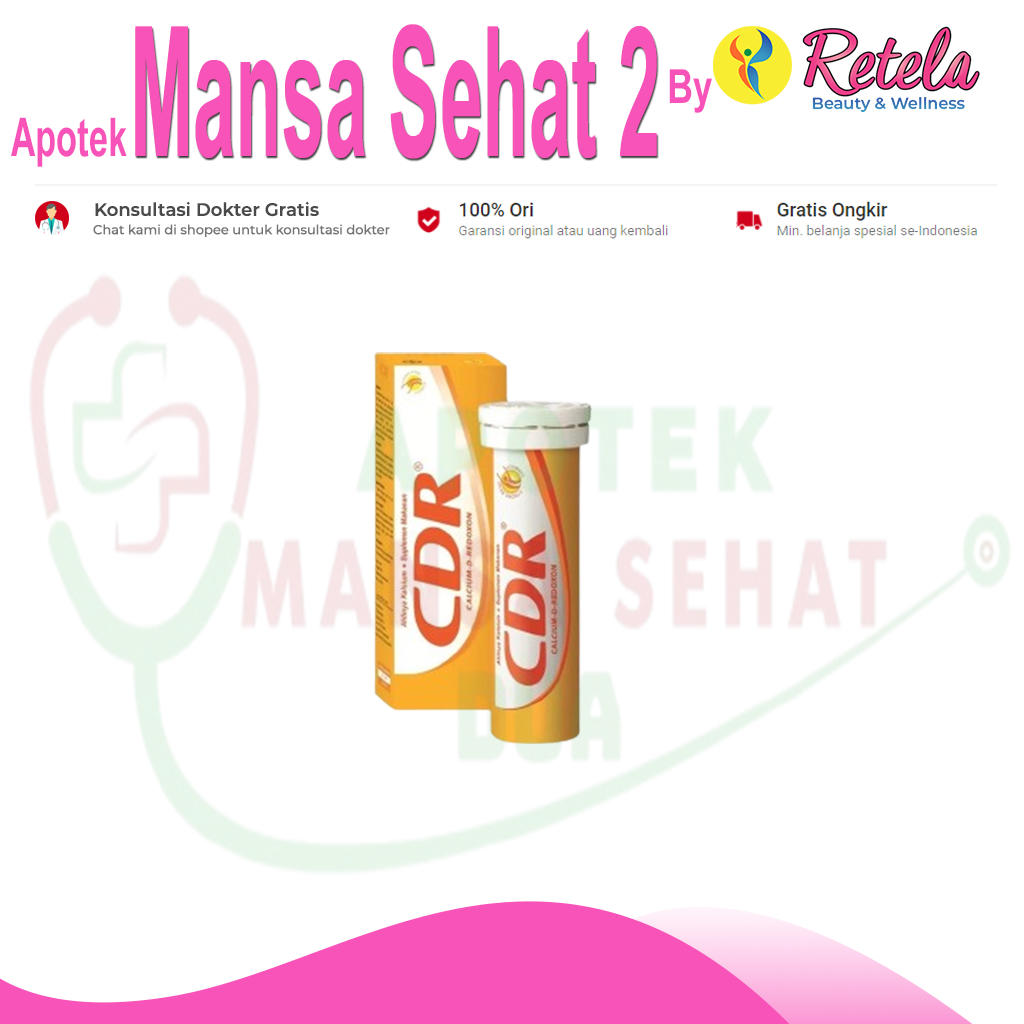 CDR Effervescent 10 Tablet / Suplemen Vitamin C