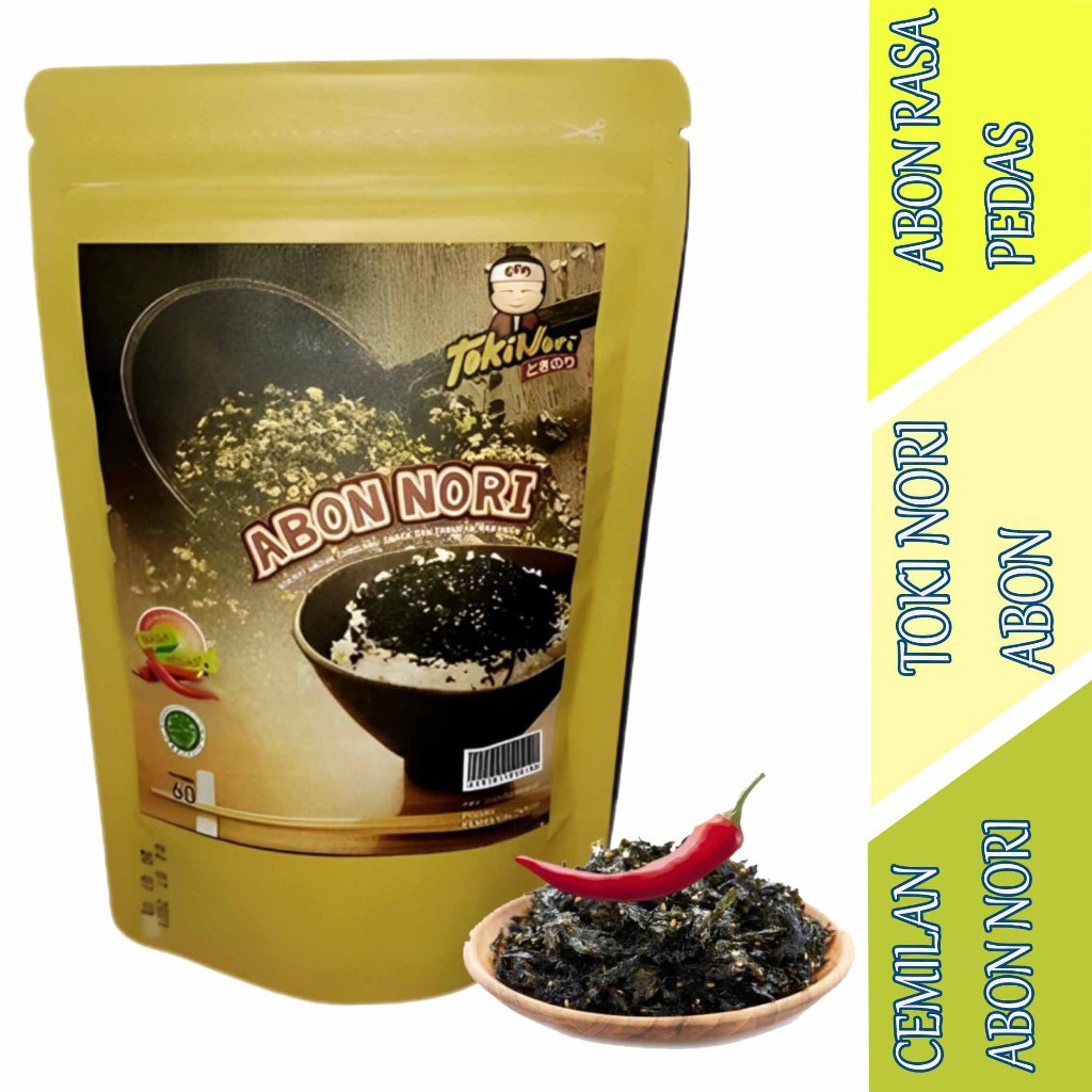 

Snack Abon Rasa Pedas - Toki Nori - Snack Tabur Abon Nori - 30gr