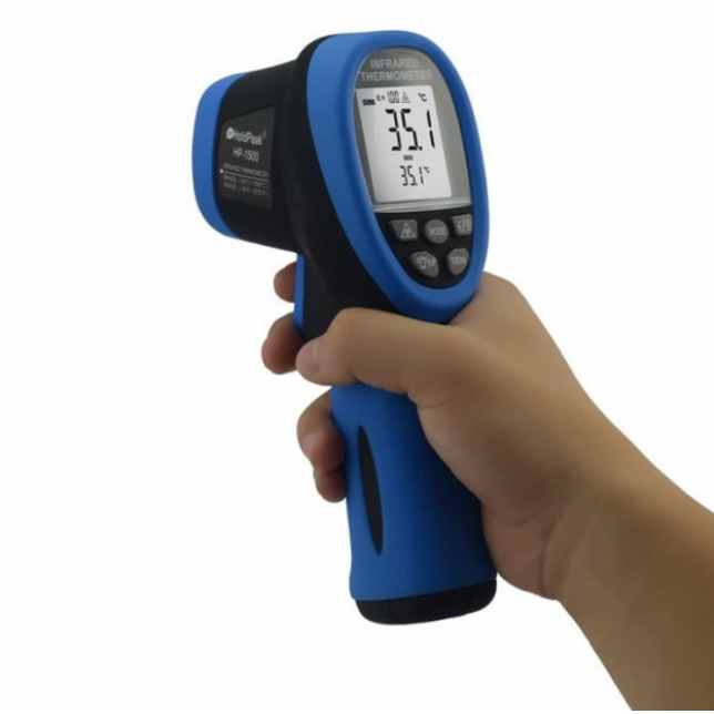 thermometer gun infrared HP-1500 hp1500 1500°c 1500 c atas 1000 c