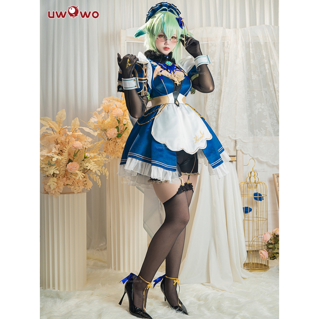 【Uwowo】Genshin Impact cosplay sucrose cosplay Costume and sucrose Wig