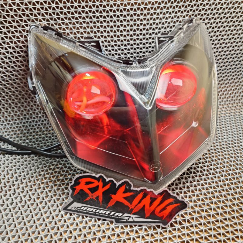 LAMOU DEPAN SUPRA X 125 2008 BATMAN BILED PROJIE 35WATT