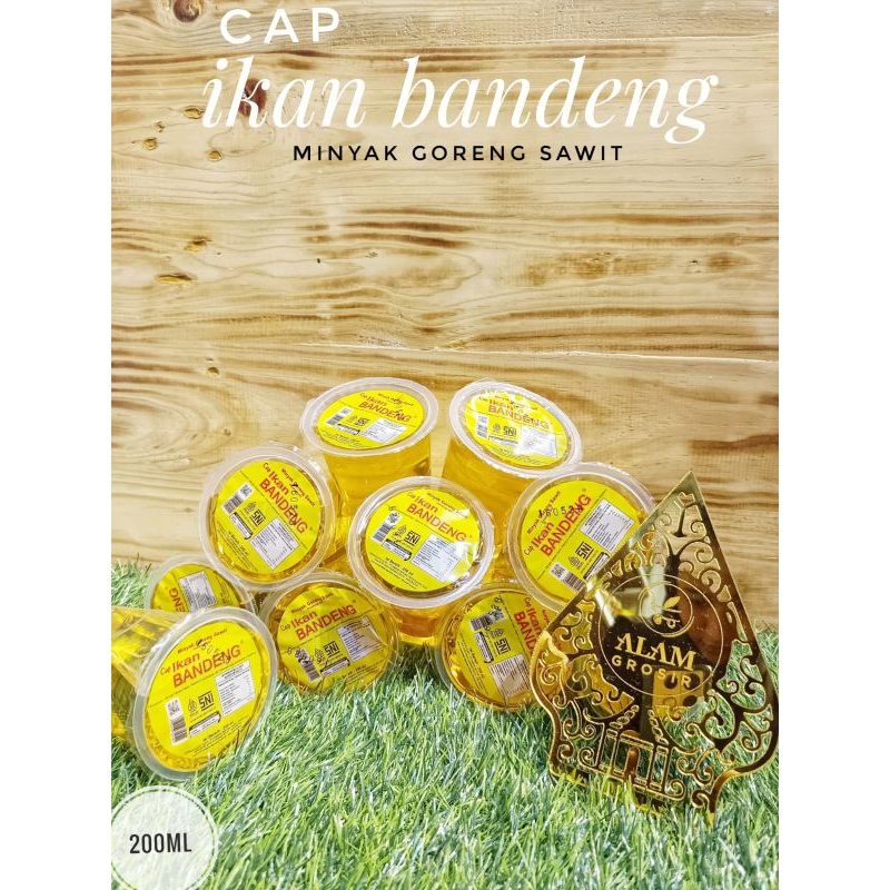 

Minyak Goreng Gelas Ikan Bandeng, Rose Brand & Golco 1pcs