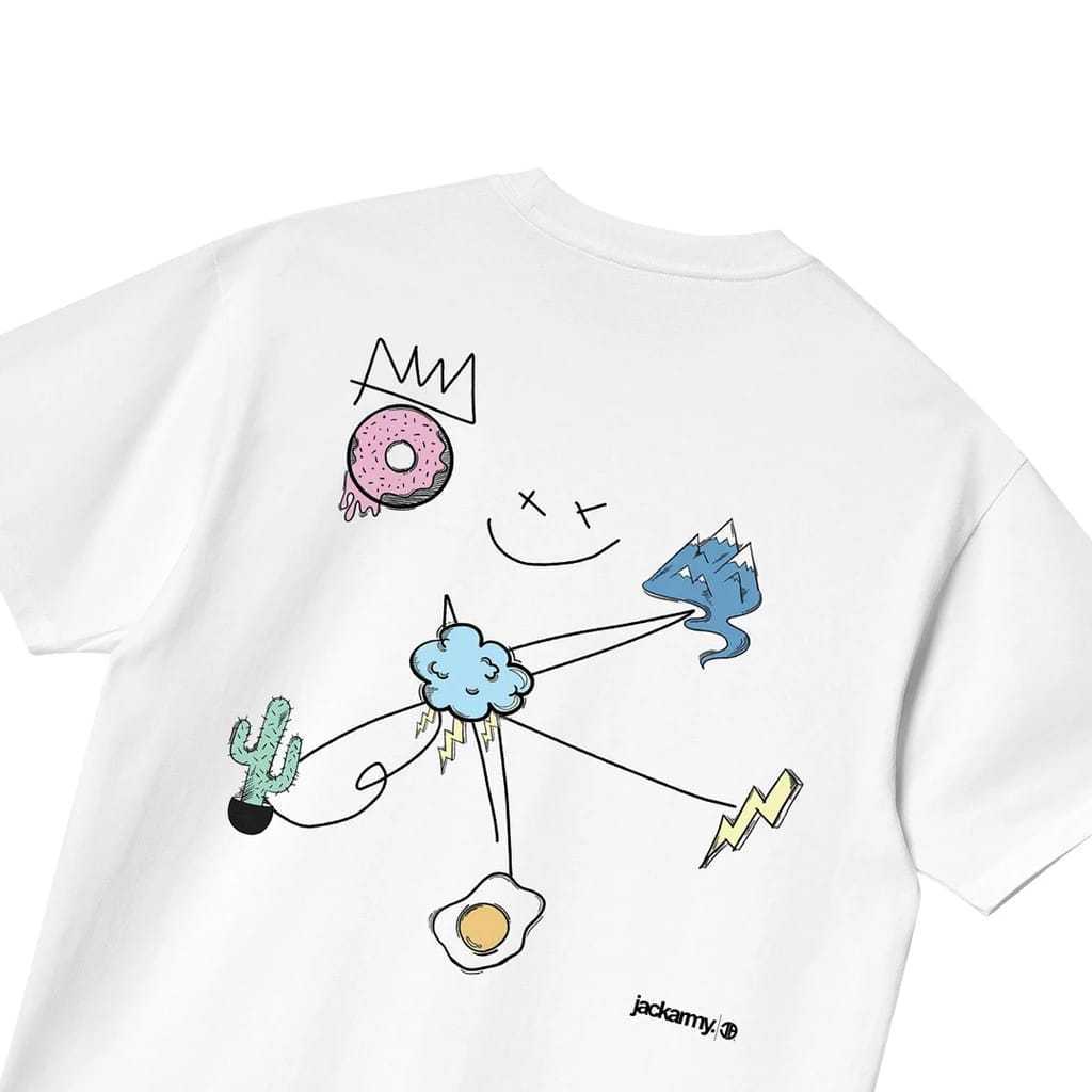 T-SHIRT KAOS PRIA WANITA JACK ARMY COTTON COMBED 30S