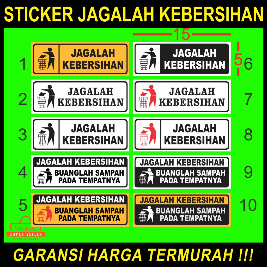 

STICKER JAGALAH KEBERSIHAN