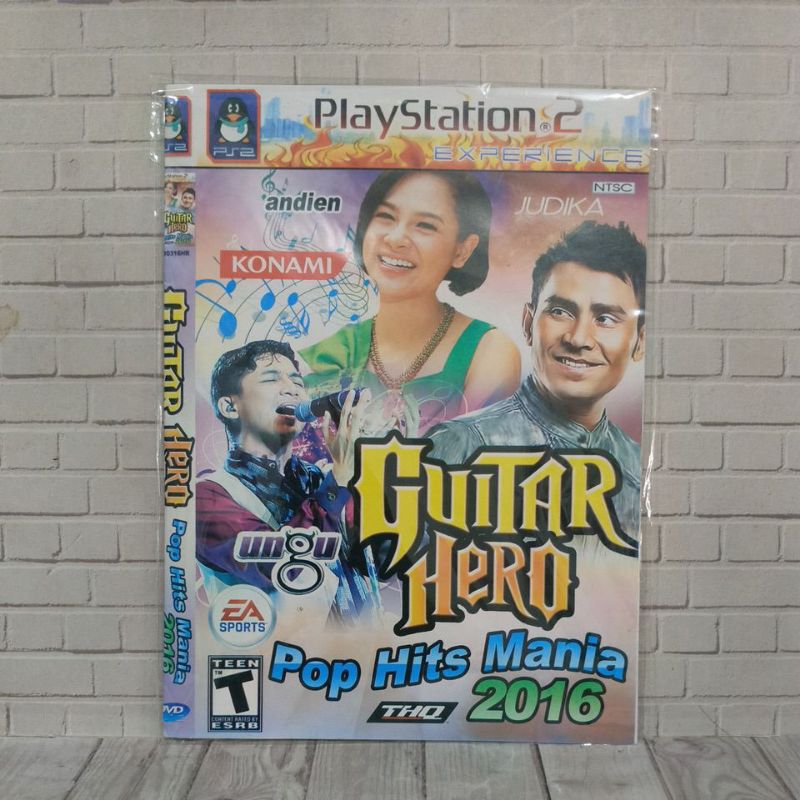 CD DVD KASET PS2 KOPAB GUITAR HERO II 2016 INDONESIA