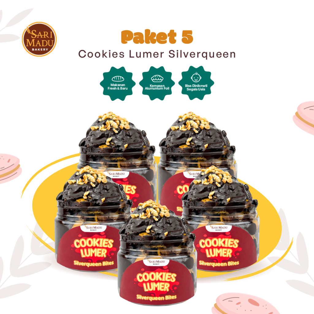 

Cookies Lumer Silverqueen Bundling 5 2 Bulan Penyimpanan 300 Ml By Sari Madu Bakery