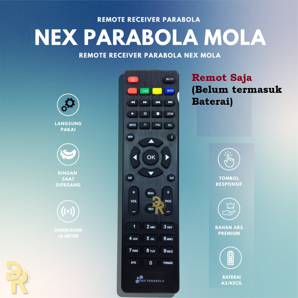 Remot Remote Receiver Nex Parabola Mola Kuning Nex Parabola Merah Hijau Nex Garuda Mola