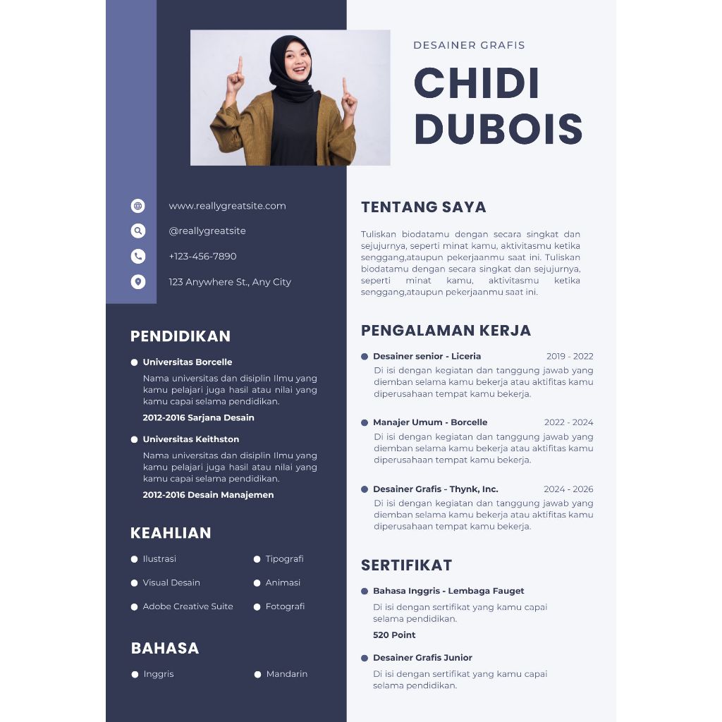 

JASA DESAIN CV berupa Pdf