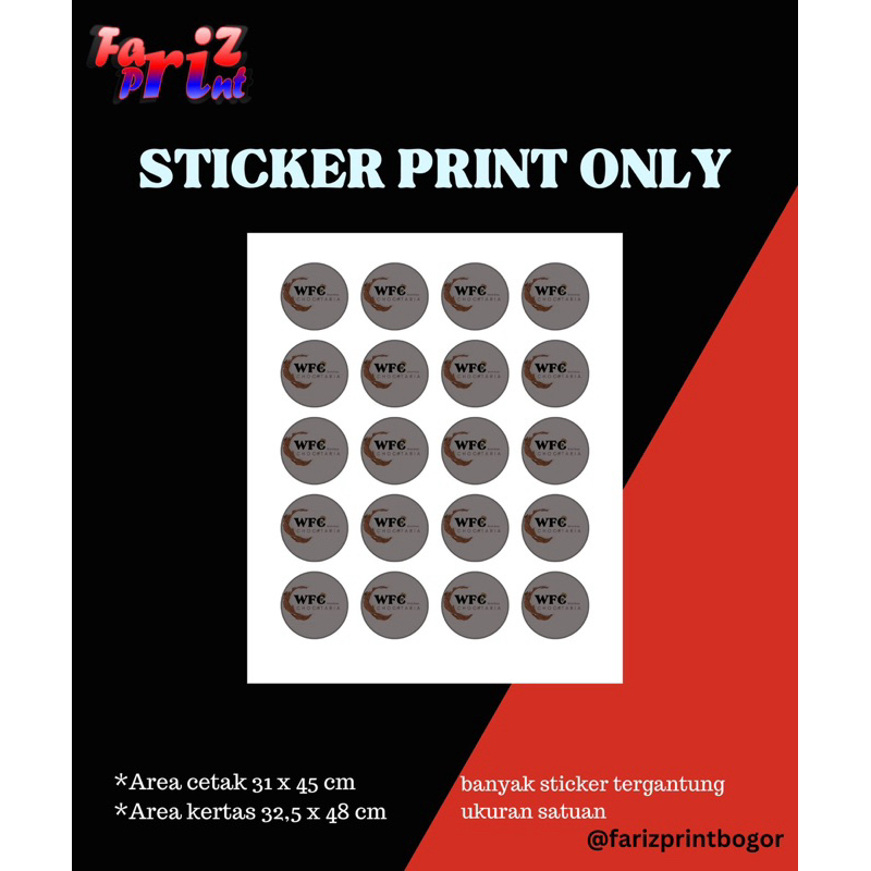 

PRINT STICKER/PRINT+CUTTING [KUALITAS DIJAMIN HARGA TERMURAH]