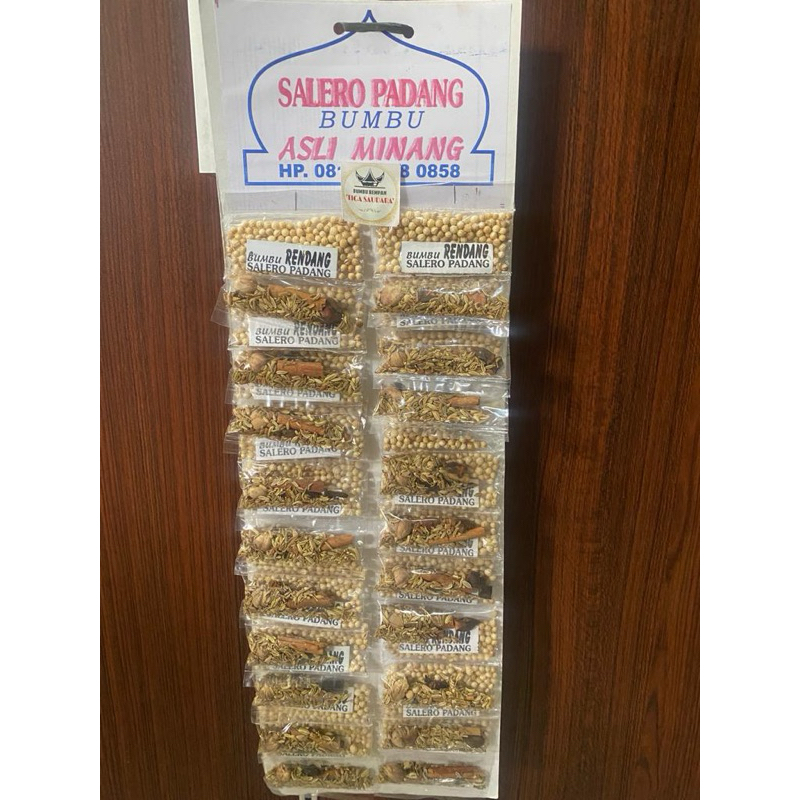 

Bumbu Masak Salero Padang 1 Renceng 20 pcs