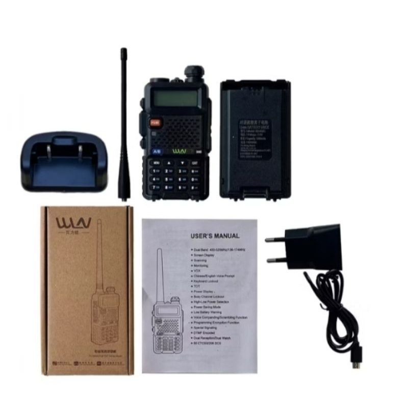 HT WLAN DUAL BAND VHF DAN UHF UV5R