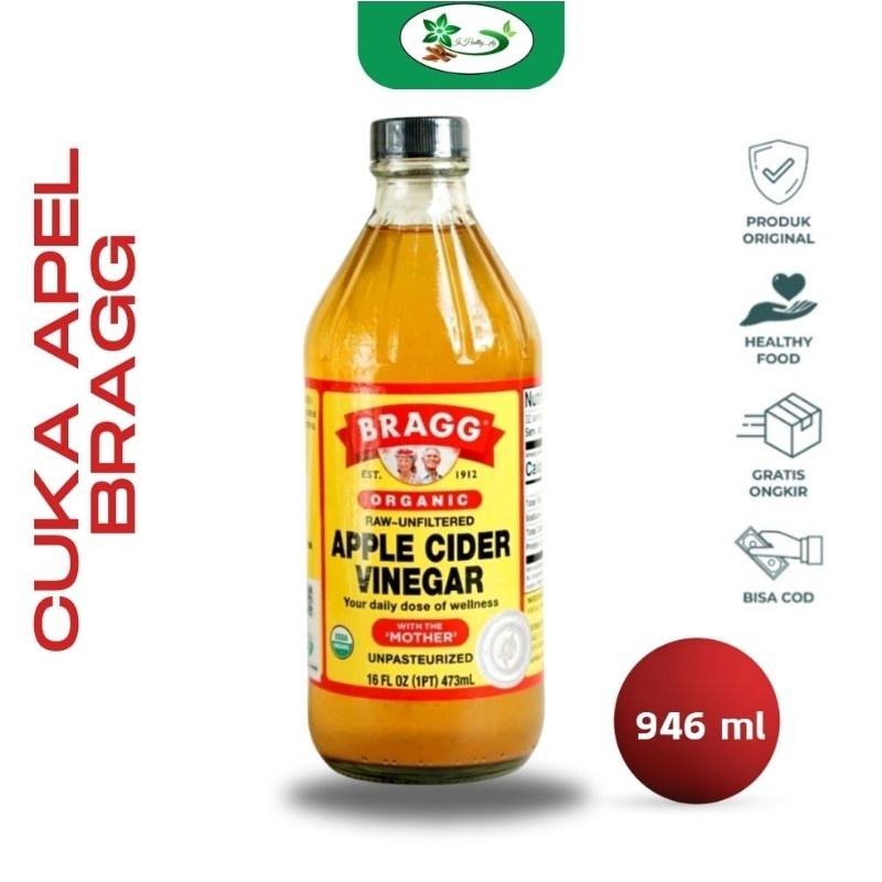 

Bragg Apple Cider Vinegar 946 ml Cuka Apel Bragg