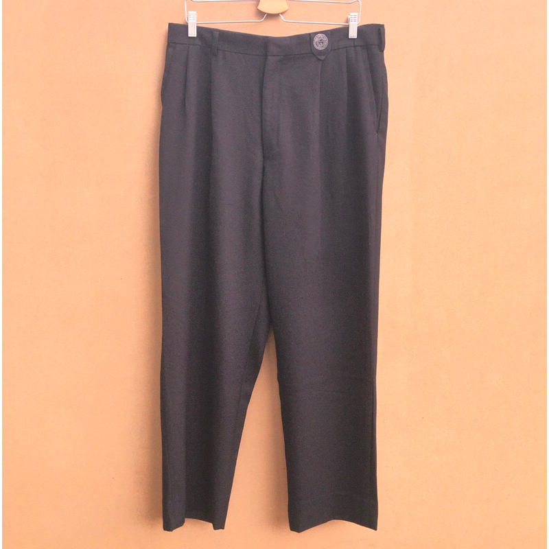 Gianni versace jeans couture pleated trouser pants