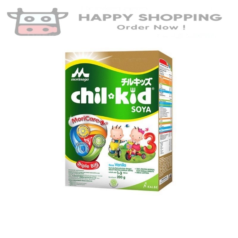 Chil Kid Soya 200GR/RASA Vanila Dan Madu Formula Pertumbuhan Dengan Isolat Protein Kedelai Soya