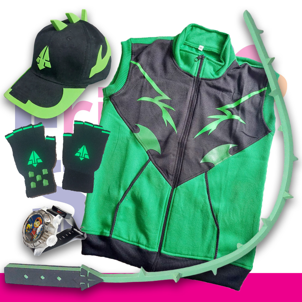 PAKET KOSTUM ANAK BOBOIBOY KUASA DURI / THORN