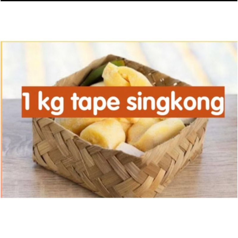 

singkong tape mentega manis & legit 1kg bersih