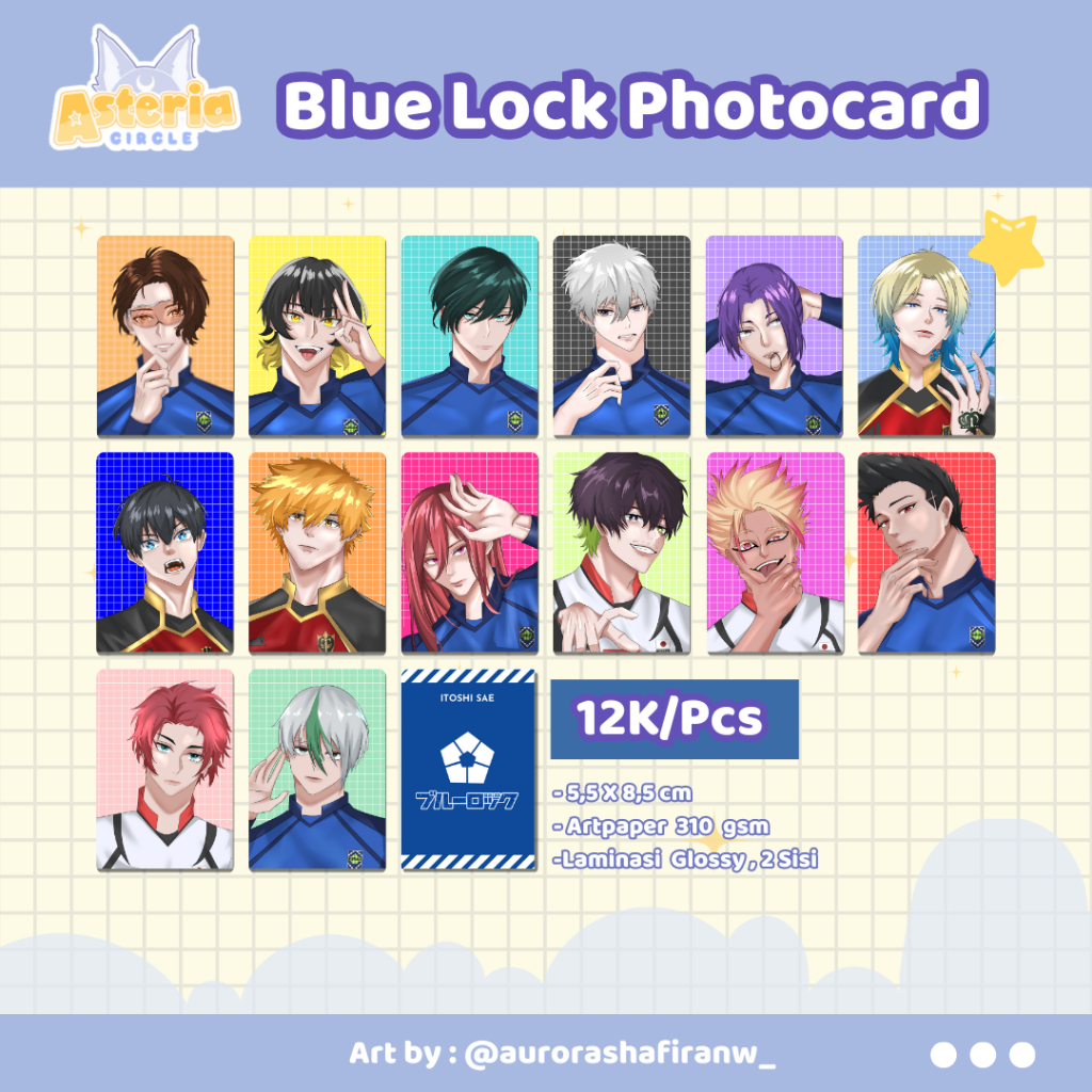 Blue Lock Fanart Photocard