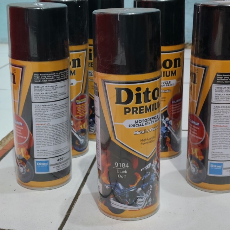 Diton Premium Pilox Pilok Cat Diton Premium Hitam Putih Clear Gold Biru silver Epoxy dll