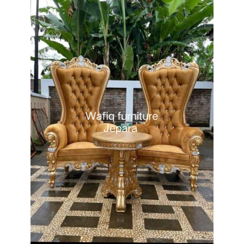 kursi teras Syahrini jati Jepara