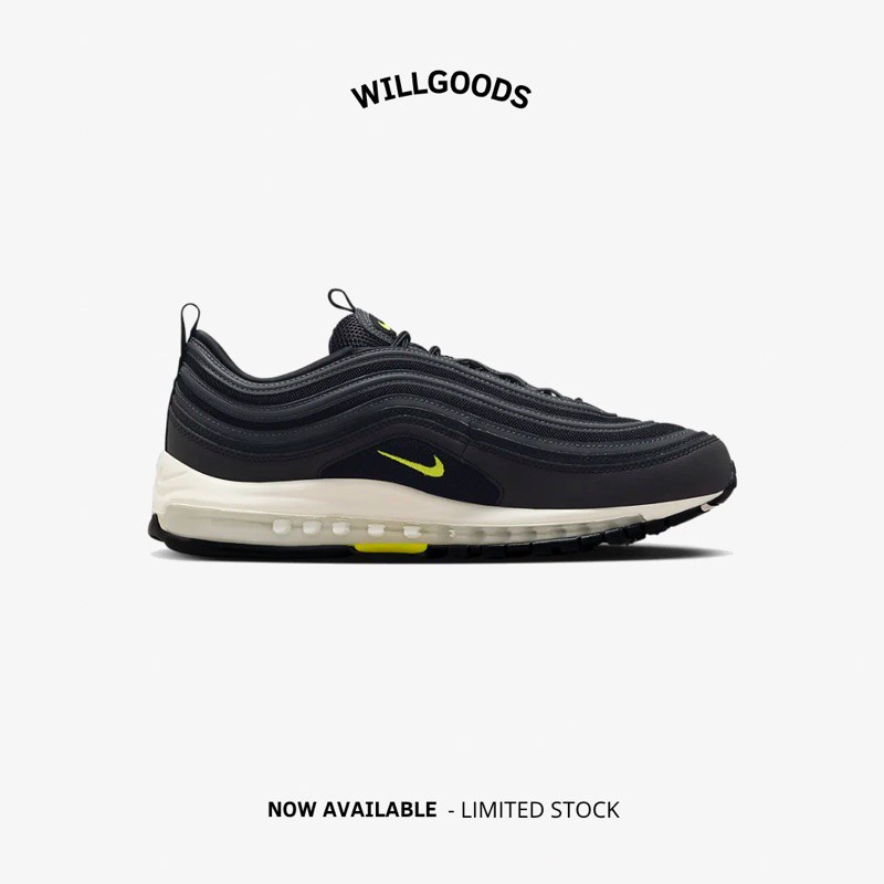 Nike Air Max 97 Black Volt Original Resmi BNIB