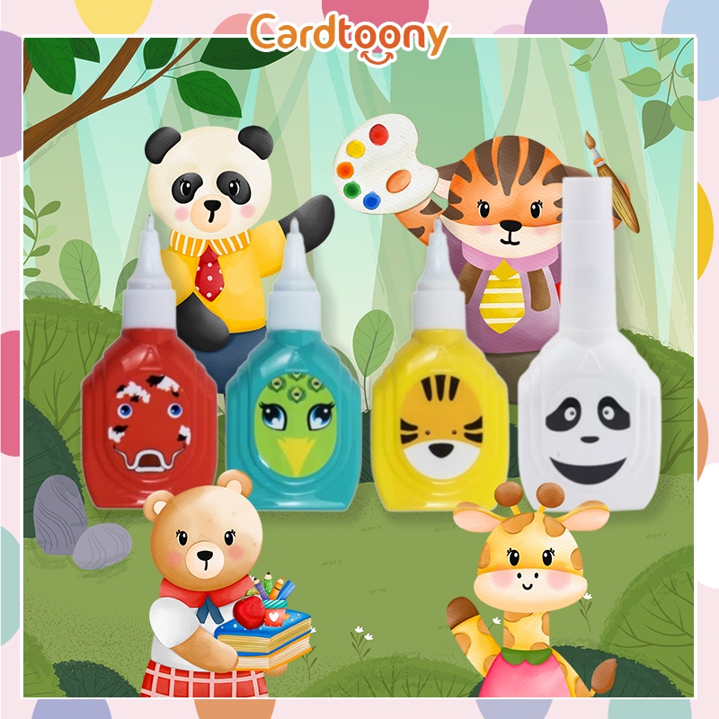 

Tip Ex Cair / Tipex / Correction Tape Fluid Koreksi Lucu Imut Hewan Hutan Gambar Animals Beruang Bear Panda Harimau