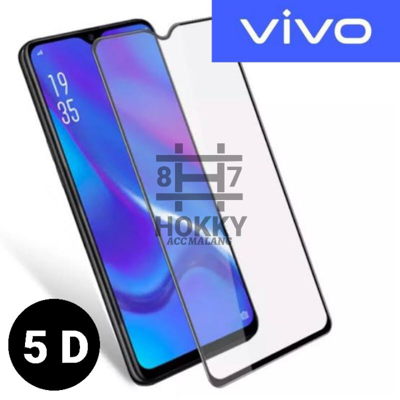 TG TEMPERED GLASS VIVO FULL 5D / ANTI GORES / PELINDUNG LAYAR 5D FULL ALL TYPE VIVO S1 V5 V15 V15 PR