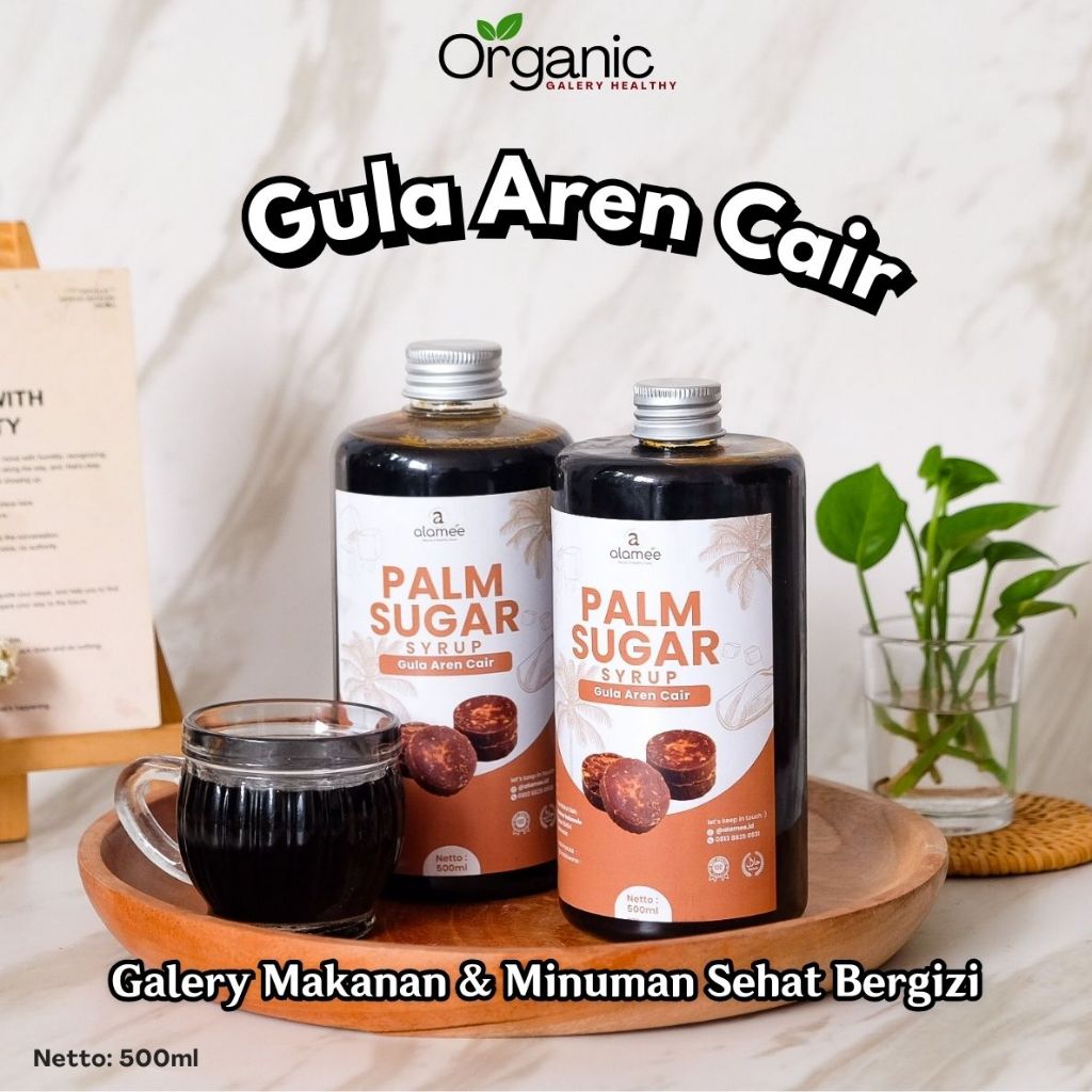 

Gula Aren Cair Syrup Palm Sugar Pure Murni Non Msg Organic Liquid Organik Barista Brown Sirup Natural Manis Natural Asli 500gr