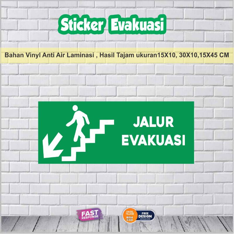 

Stiker Jalur Evakuasi