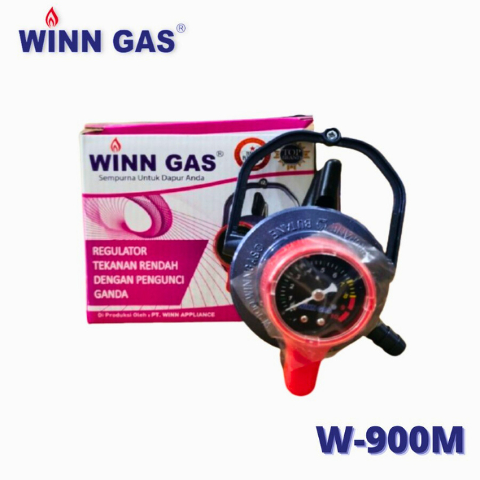 tyu SELANG REGULATOR WINN GAS W 900 PAKET REGULATOR + SELANG KOMPOR GAS REGULATOR WIN GAS W 900