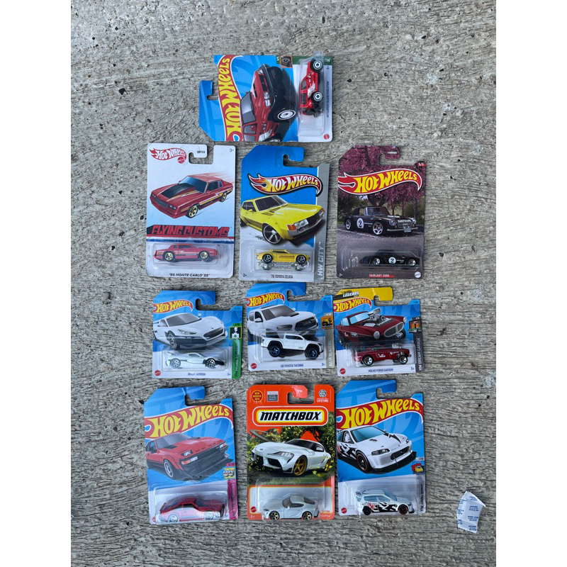 HOT WHEELS BORONGAN 10 PCS