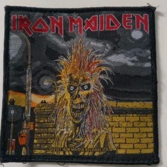 Pacth Original Iron Maiden -:Power Slaves Size 10x10 Tagg Iron Maiden