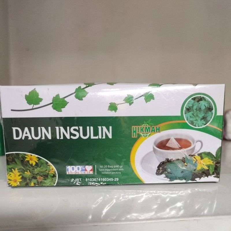 

TEH DAUN INSULIN HIKMAH ISI 20 PCS - MINUMAN TEH DIABETES INSULIN